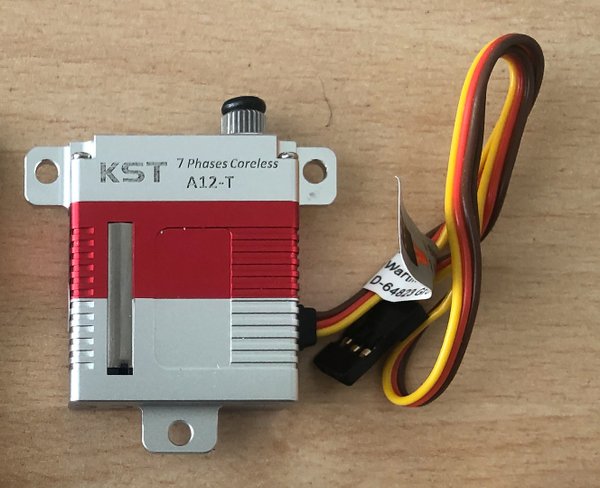 Servo KST A12-T inkl. Rahmen
